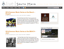 Tablet Screenshot of livefromsouthmain.com